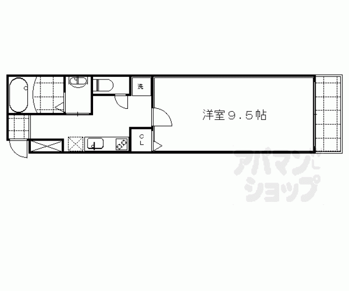 【ＡＹメゾン中立売】間取