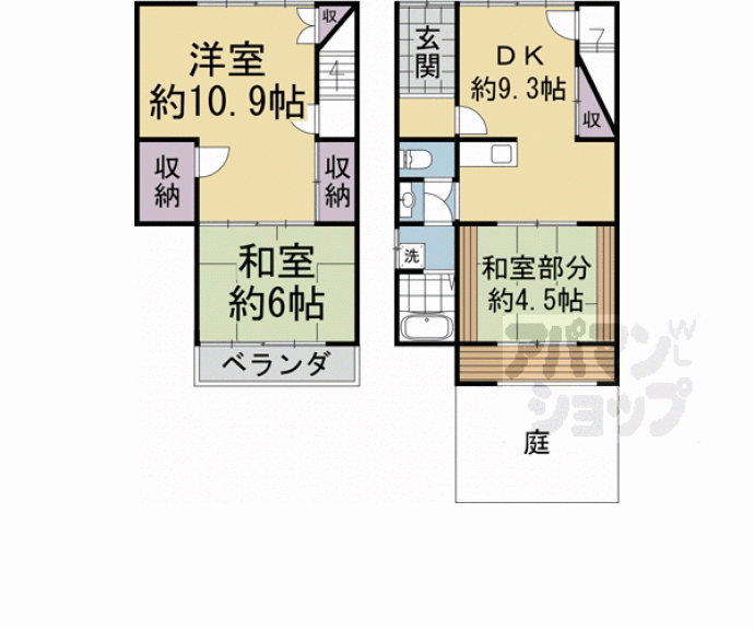 【木瓜原町貸家８１－６】間取