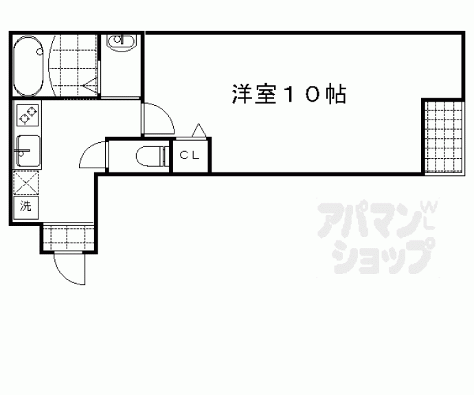 【ＳＡＭＳＱＵＡＲＥ西陣】間取