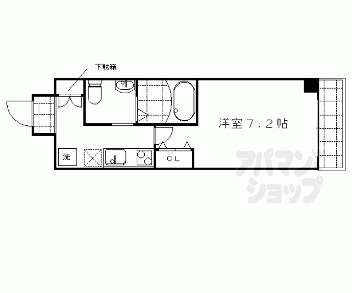 【エスペレ西陣】間取