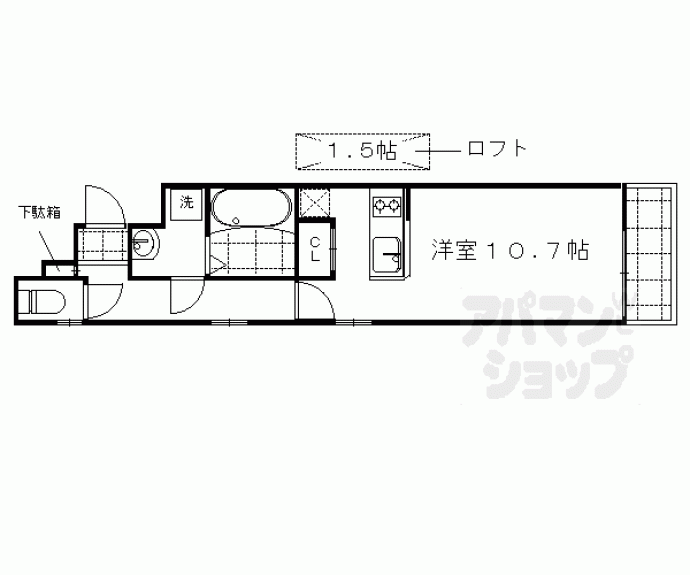 【グラティア御所北】間取