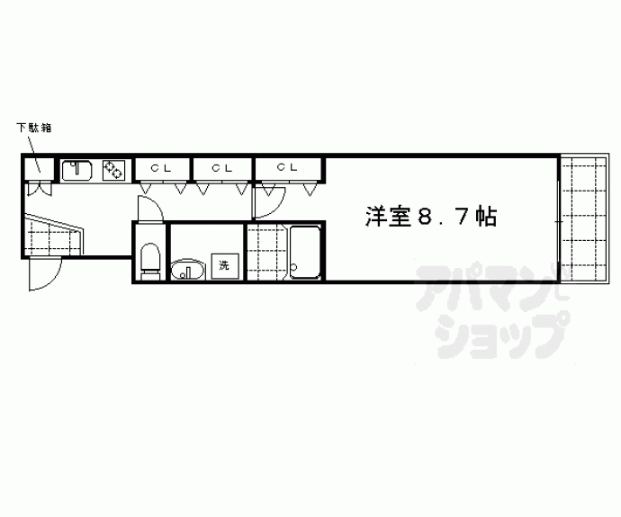 【グランレブリー御所北】間取