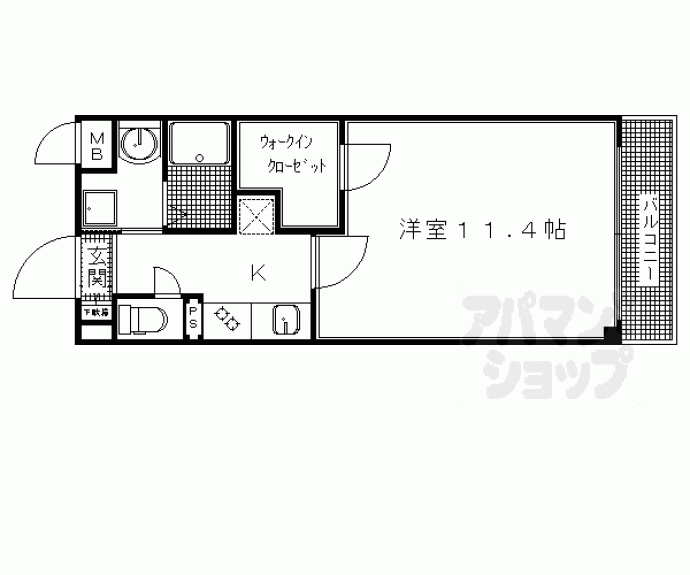 【エスリード西小路御池】間取