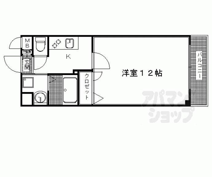 【エスリード西小路御池】間取