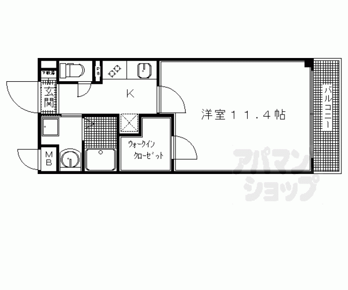 【エスリード西小路御池】間取