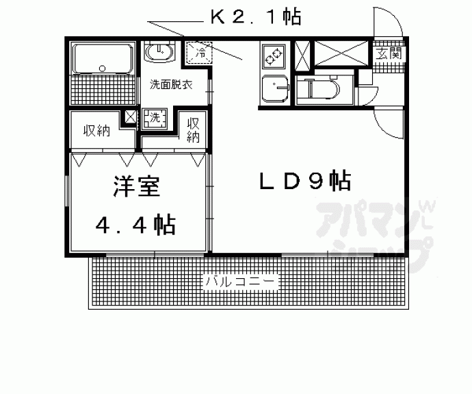 【ハルチェルーナ・二条】間取