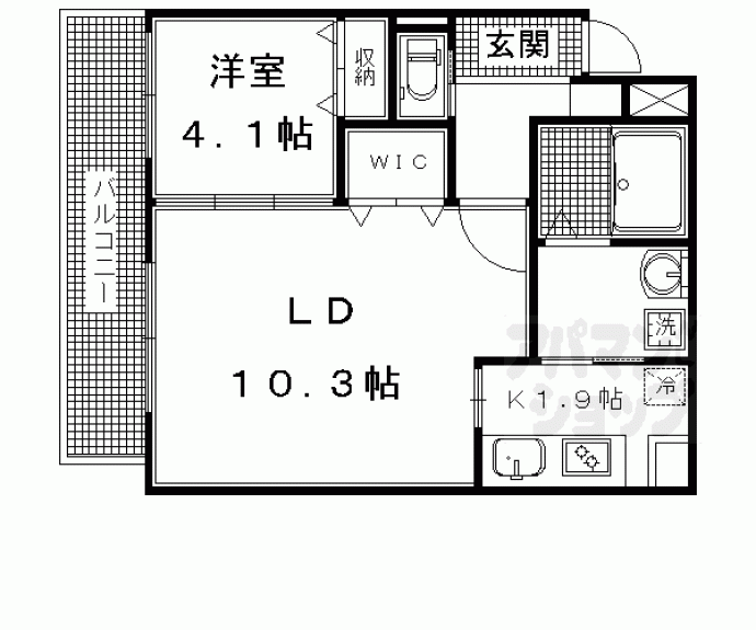 【ハルチェルーナ・二条】間取