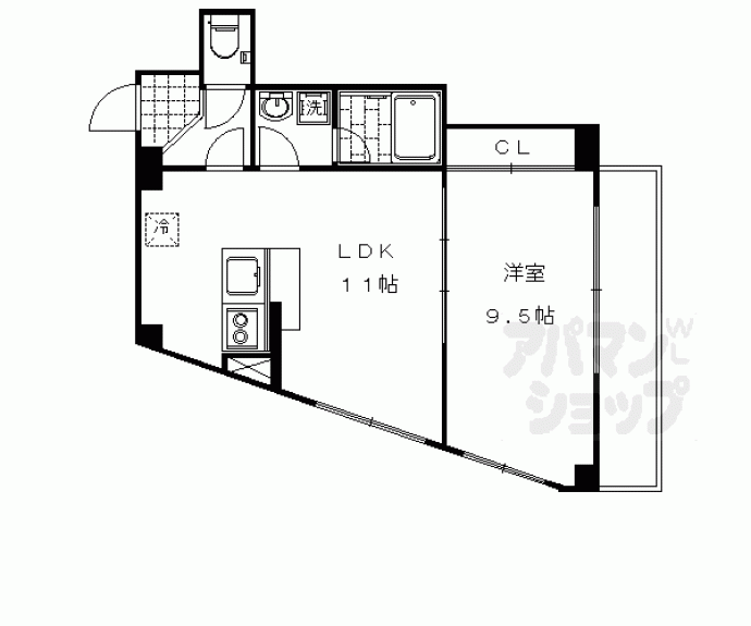 【エリタージュ・うずまさ】間取