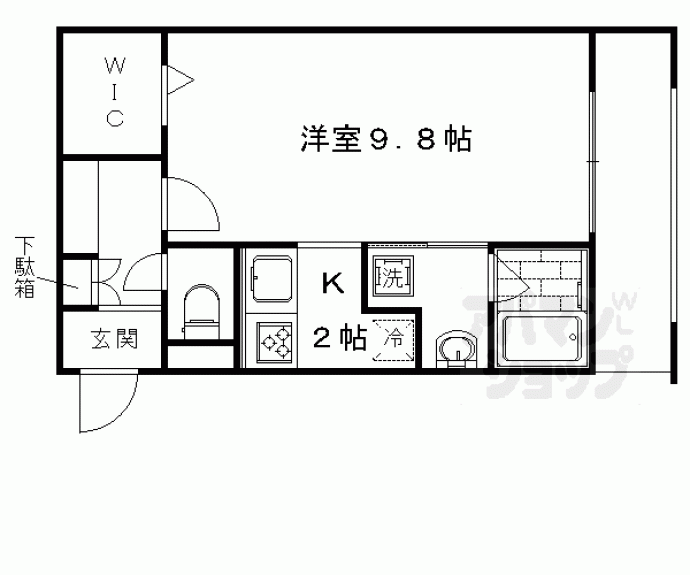 【シルバニア京都山ノ内】間取