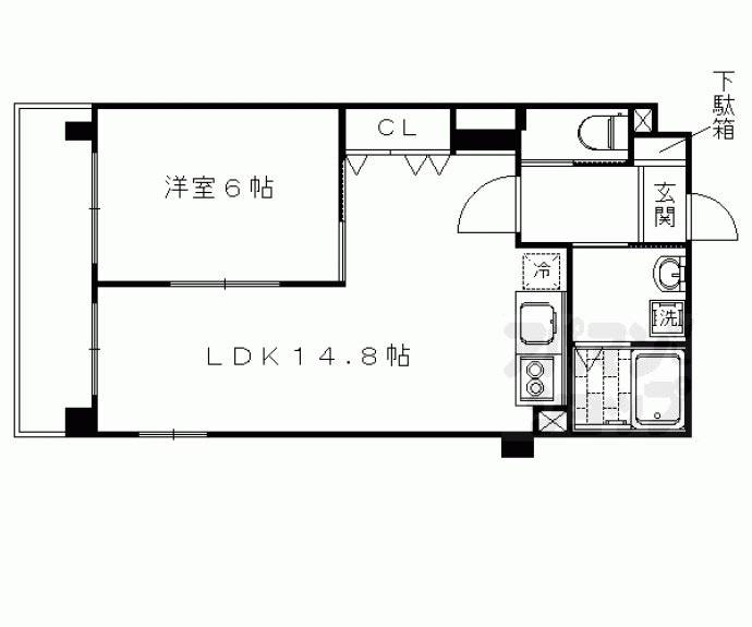 【５Ｓ京都五条】間取