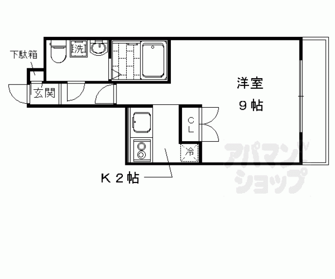 【グランドーリアＳＡＩＩＮ高辻】間取