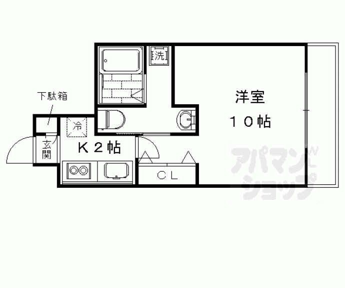 【グランドーリアＳＡＩＩＮ高辻】間取