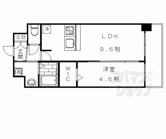 【プレデコート西京極】間取