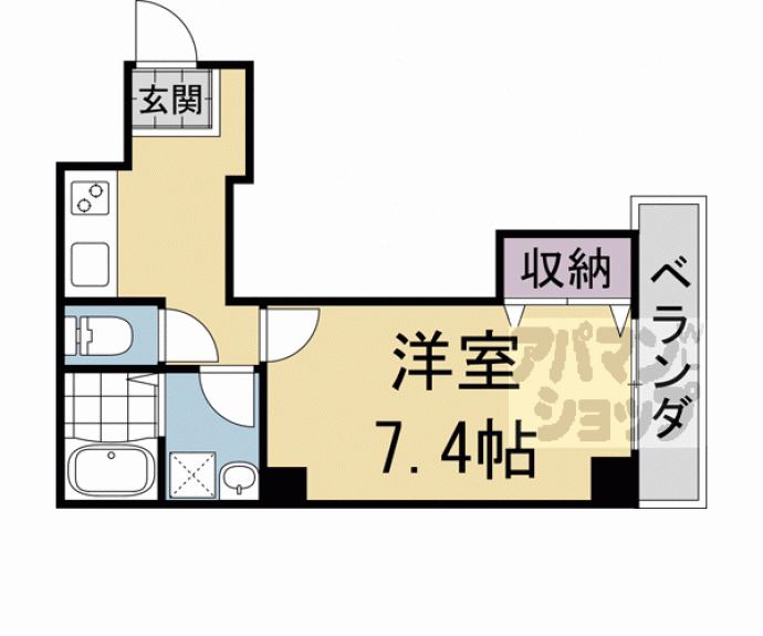 【ジャービス西京極】間取