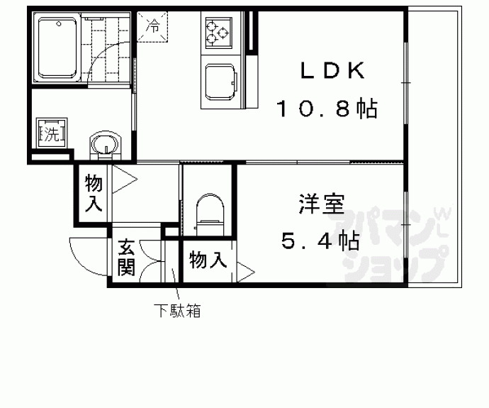 【イストワール御池】間取