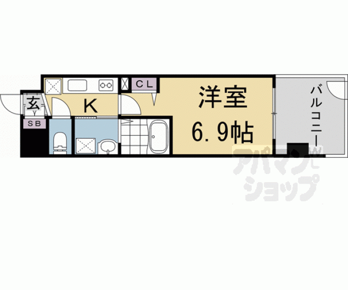 【アスヴェル京都太秦】間取