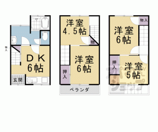 【太秦桂木町１０－８貸家】