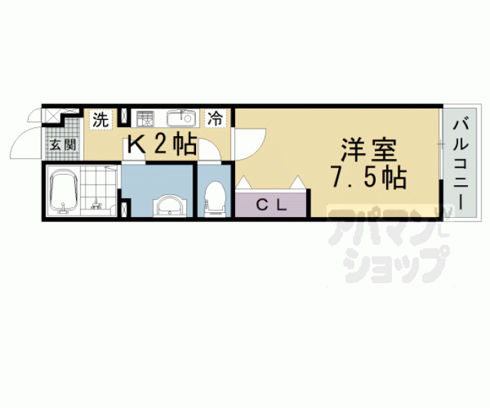 【Ｉｎｌｅｇｎｏ円町】間取