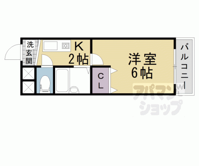 【ＣＯＣＯ西京極】間取