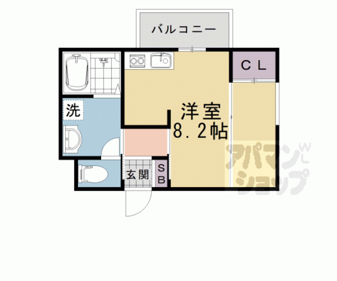 【ブーブーヴィラ円町】間取