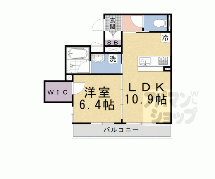 【レフィシア西院】間取