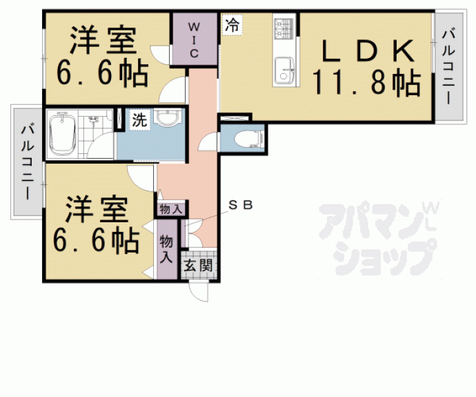 【セントリヴィエ京都嵐山Ⅱ】間取