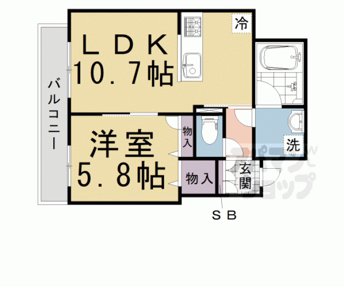 【セントリヴィエ京都嵐山Ⅱ】間取