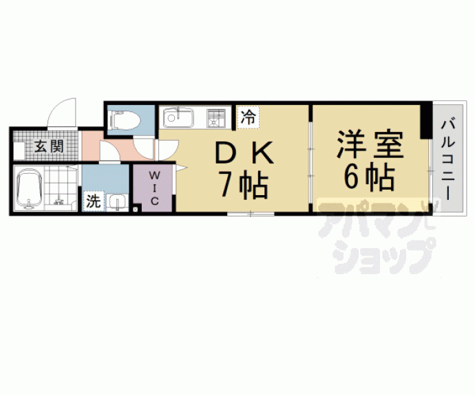 【カーサフォレスタ太秦】間取