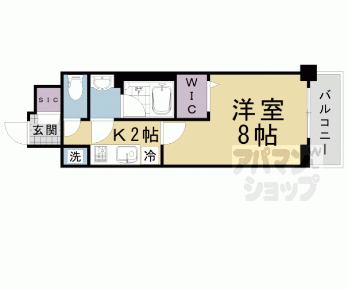 【ベラジオ雅び京都西院】間取