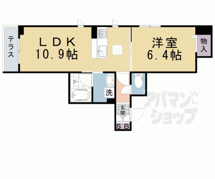 【シャーメゾン和善鳴滝】間取