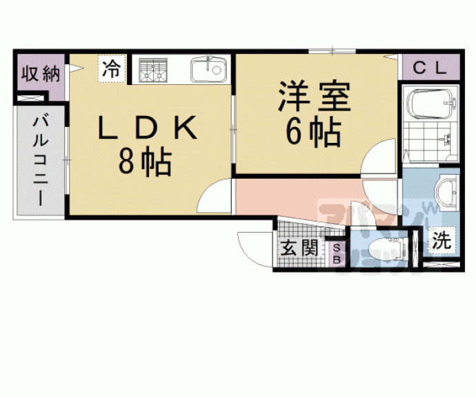 【アビタシオン山ノ内】間取