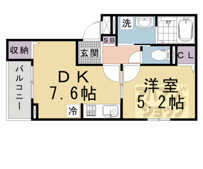 【アビタシオン山ノ内】間取