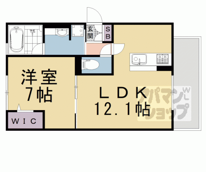 【アリビオ　Ａ棟】間取