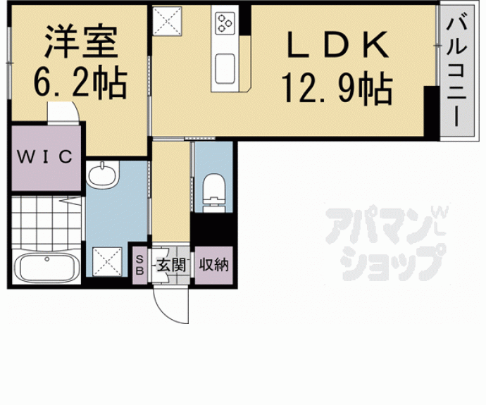 【セントリヴィエ京都嵐山Ⅵ】間取