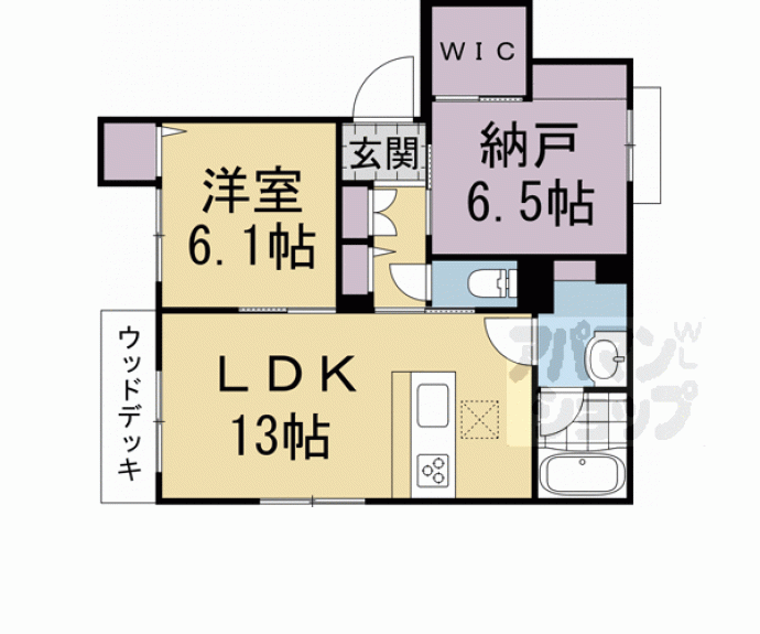 【シャーメゾン　豊】間取