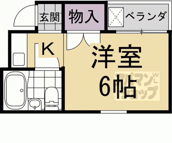 【シャンブル】間取