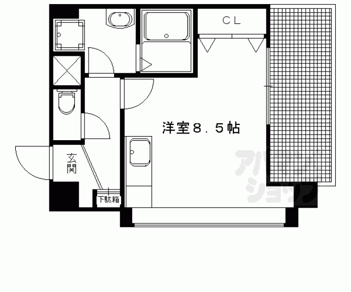 【東山祇園ビル】間取