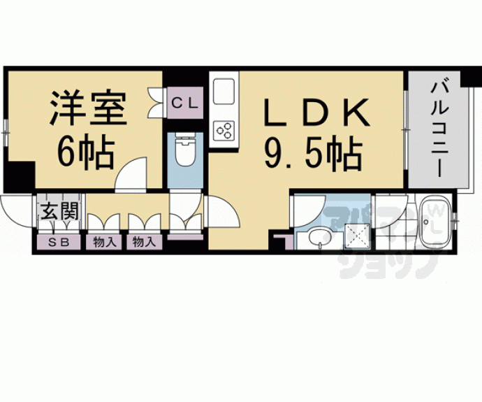 【Ｌｉｖｉｏ四条大宮】間取