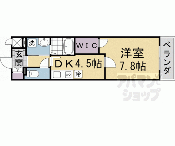 【リヴェール綾堀川】間取