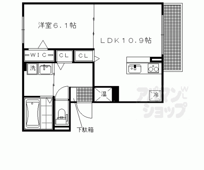 【レガーロ河原町】間取