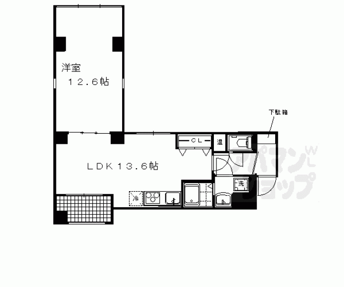 【ランブラス室町六角】間取