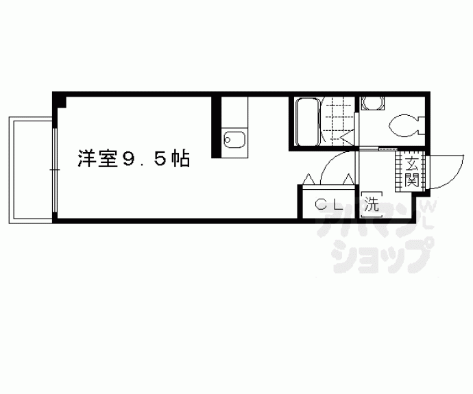 【Ｋｙｏｔｏ　Ｈｏｕｓｅ西洞院】間取