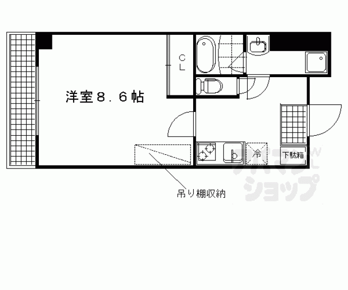 【Ｇ・Ｆ四条烏丸】間取