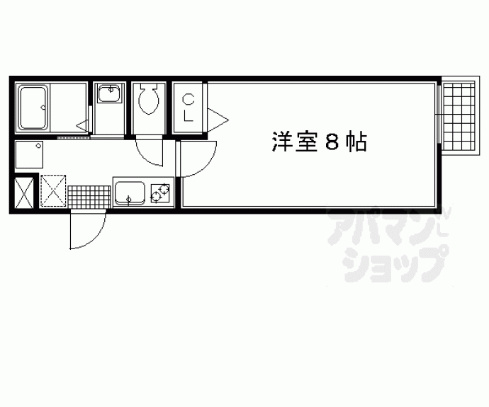 【アークリード四条油小路】間取