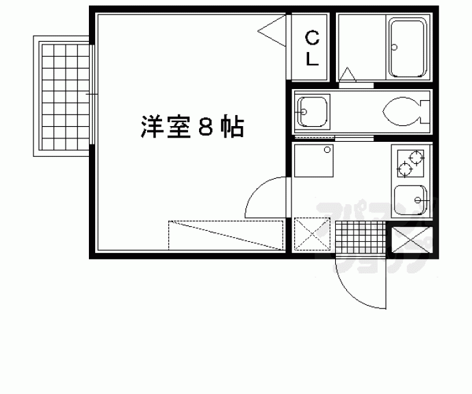 【アークリード四条油小路】間取