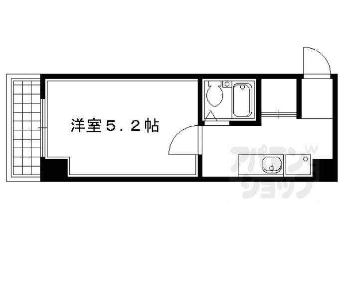 【サンシティ烏丸】間取