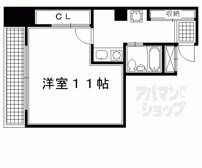 【サンシティ烏丸】間取