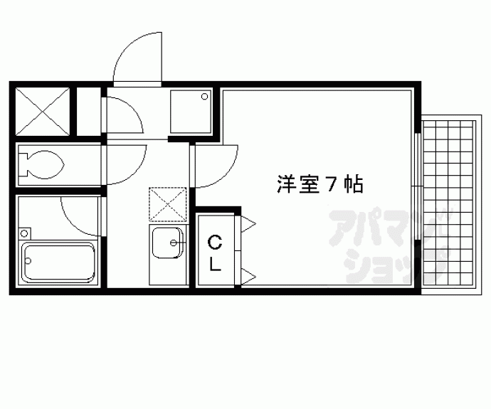 【サンシティ烏丸高辻】間取