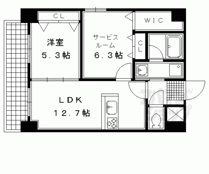 【Ｐｉａｎｕｒａ柳馬場】間取