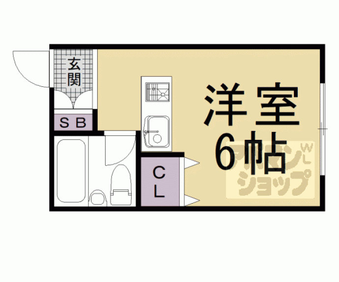 【東山女子ハイツ】間取